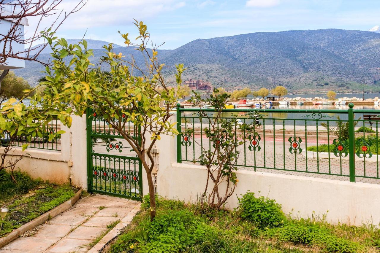 Villa Elli 2 Beach-Front Villa With Garden Itea Dış mekan fotoğraf